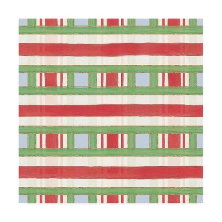 Emily Adams 'Christmas Critters Bright Pattern VIA' Canvas Art,35x35